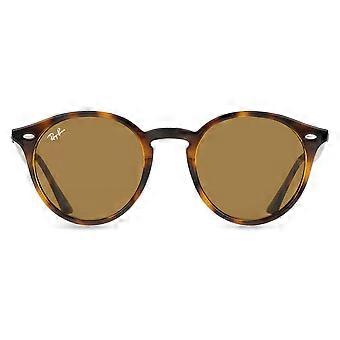 Ray-Ban RB2180 Highstreet 710/73 Vollrand-Sonnenbrille Dunkelbraun Unisex Oval UV3 Original