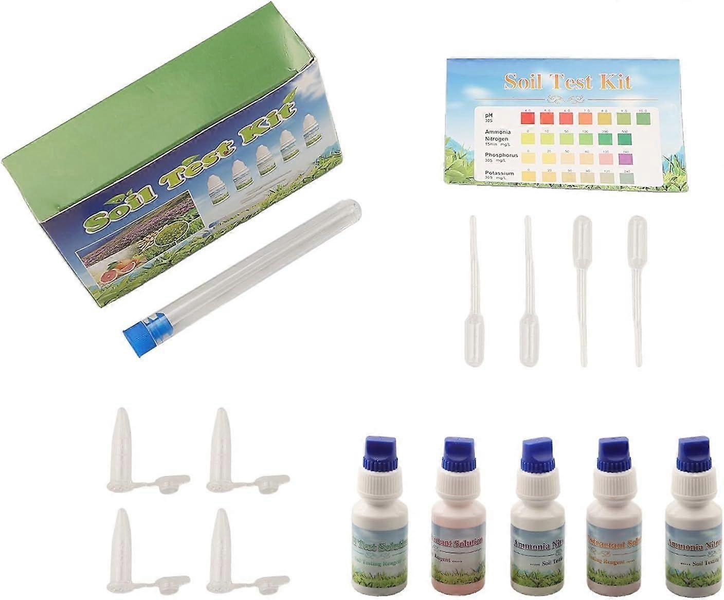 Soil Test Kit pH Meter, Testing Tools Nitrogen Phosphorus Potassium