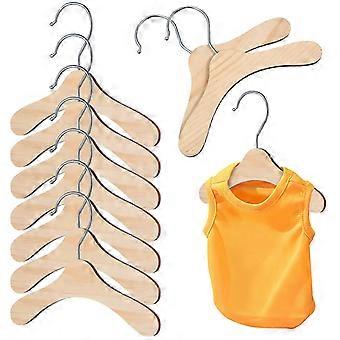 Roestvrij staal huisdier kleding hanger rek voor opslag zilver draagbaar en praktisch 10 stuks