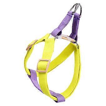 Dog Harness Adjustable Chest Strap Polyester Cotton Outdoor Activities Hiking Comfortable 1Pack