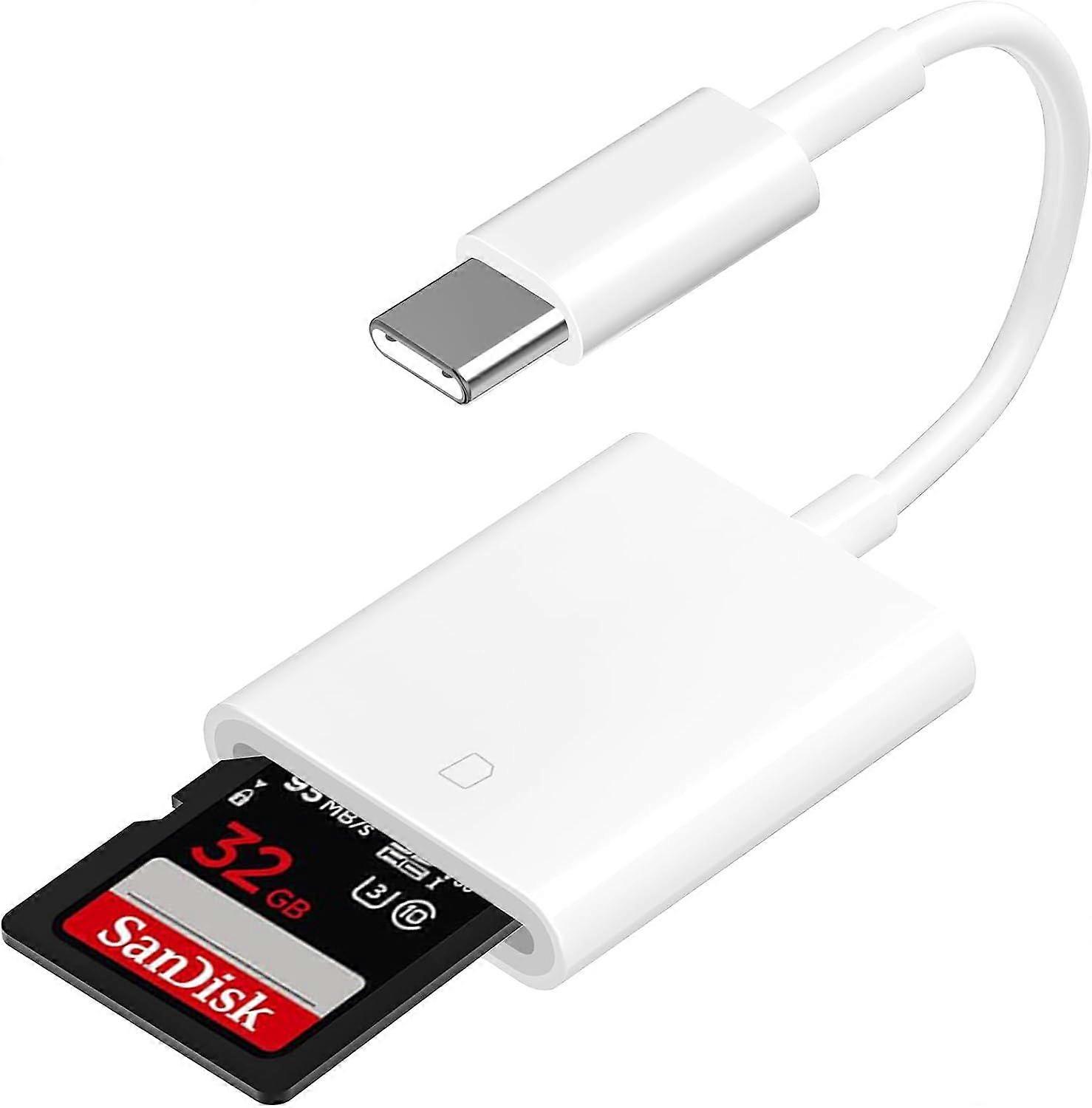 USB C to SD Card Reader, USB Type C Memory Card Reader Adapter