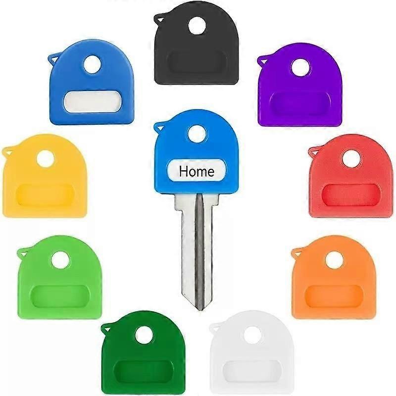 Silicone Key Covers - 8 Colorful Pieces
