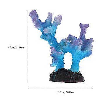 Adorno de resina de coral para acuario, 1 unidad.