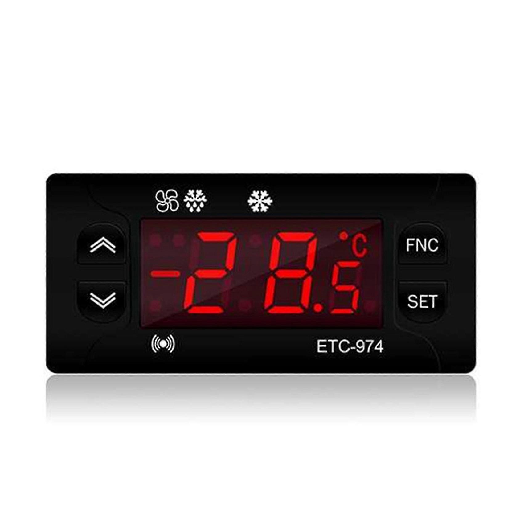 Mini Temperature Controller ETC-974, with NTC PTC Probes for Refrigerator