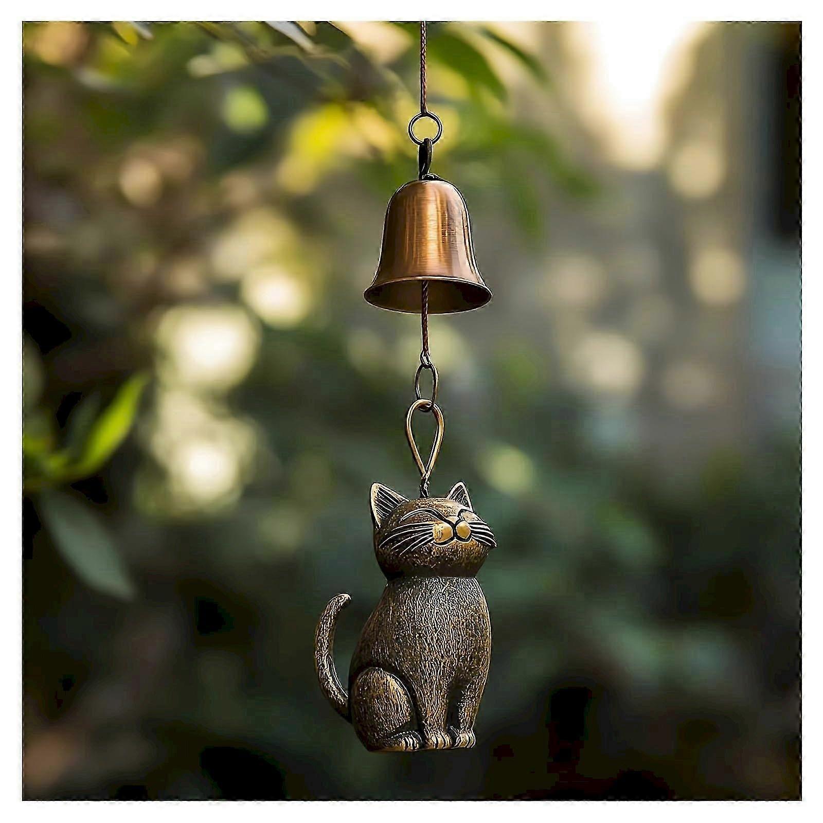 Cat Silhouette Metal Wind Chime