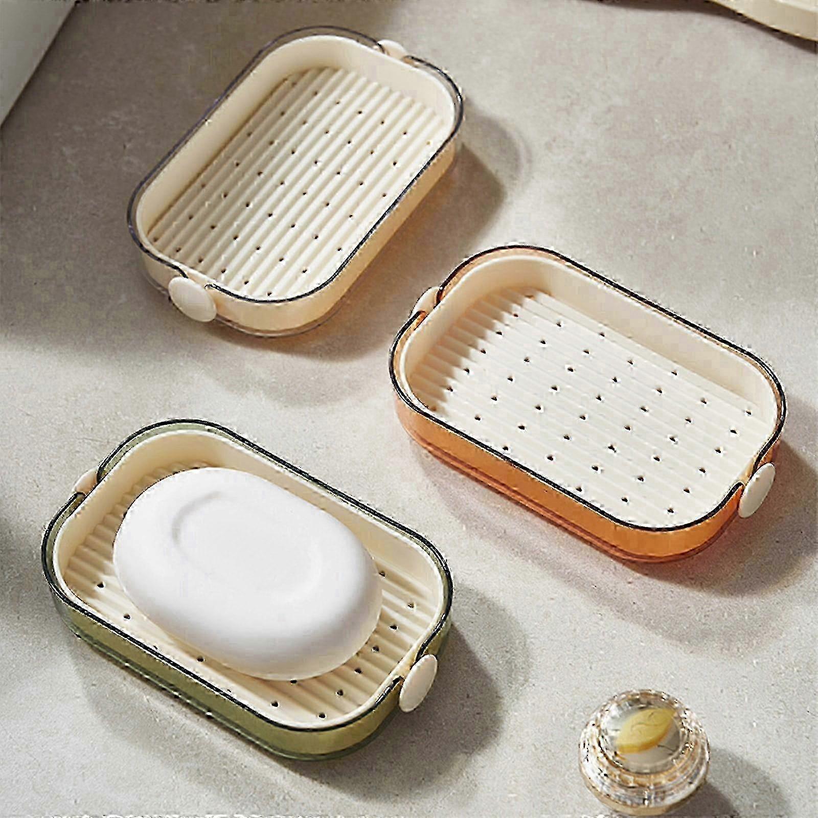 Thickened Plastic Soap Dish Double Layer