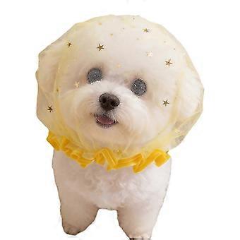 Breathable Mesh Head Cover for Small/Medium Dogs & Cats, Anti-Licking & Biting