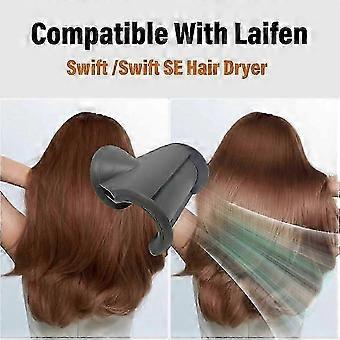 Haardrogerdiffuser compatibel met Laifen Swift en Swift SE, anti-frizz antistatisch opzetstuk.
