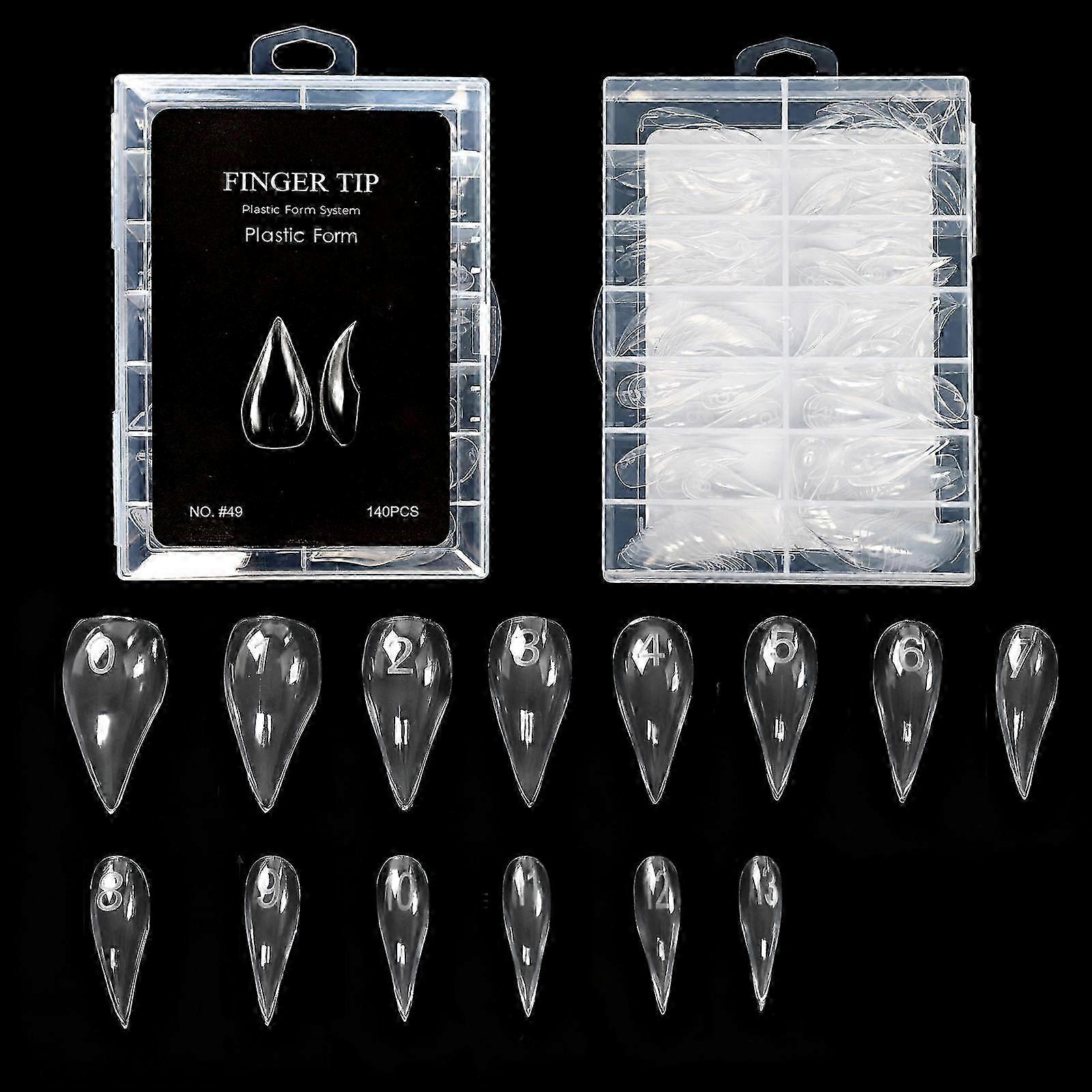 Crystal Nail Forms ABS Flexible Salon Grade