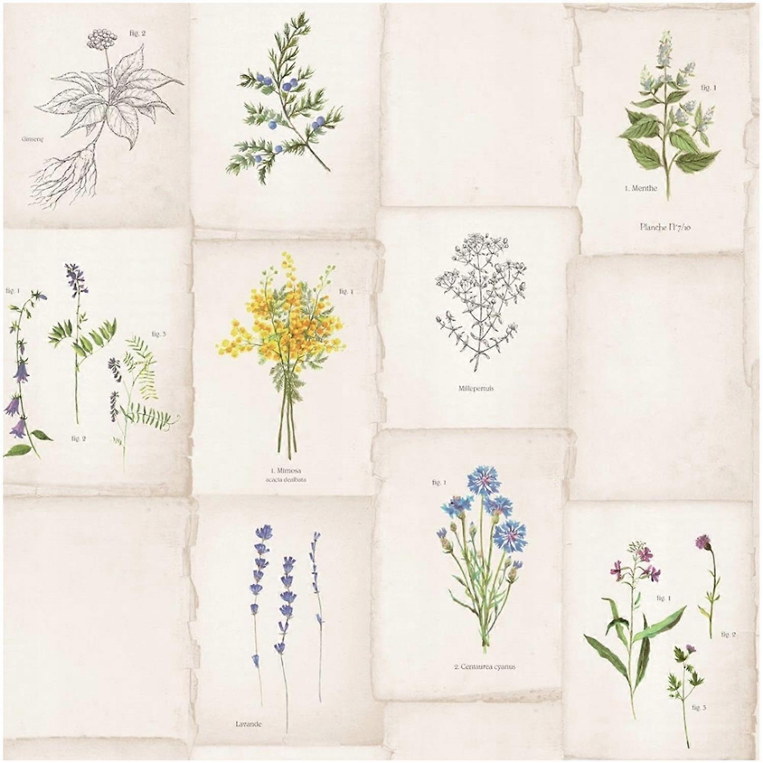 Floral Tile Wallpaper