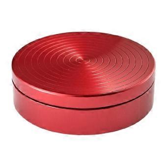 Disco giratório de metal para aprimorar a técnica de piruetas e o equilíbrio, ideal para dança no gelo e ginástica.