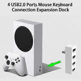 Expansion Dock 4-in-1 No Latency Anti-interference 4 Usb2.0 Game Consoles Controllers Usb Hub For Xbox Series S