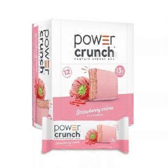 Power Crunch Whey Protein Bars Strawberry Cream, 12 Count (Pack of 1)