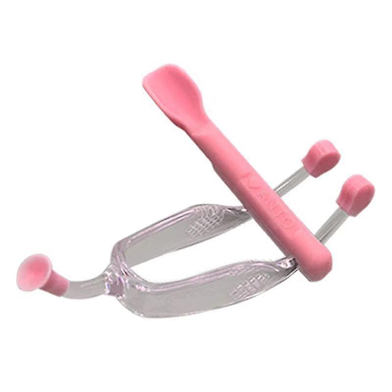 Soft Contact Lense Remover Tool - Contact Lens Insertion Tool Includes Tweezers And Soft Scoop, Contact Lens Removal For Travel Home Use Pink
