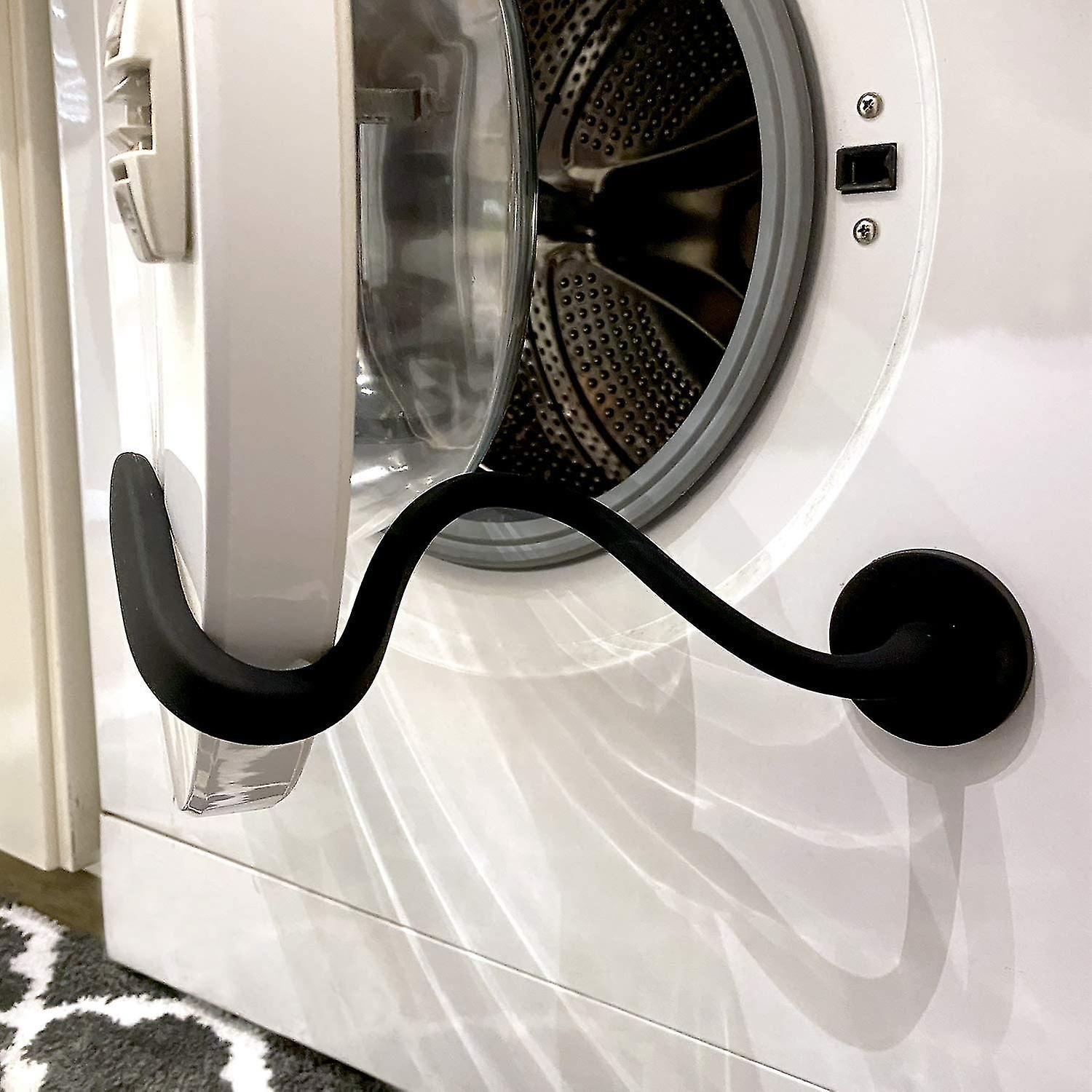 Hélice de porte de laveuse à charge frontale, magnétique, flexible machine à laver et sécheuse hélice de porte garder la porte de la laveuse sécheuse ouverte