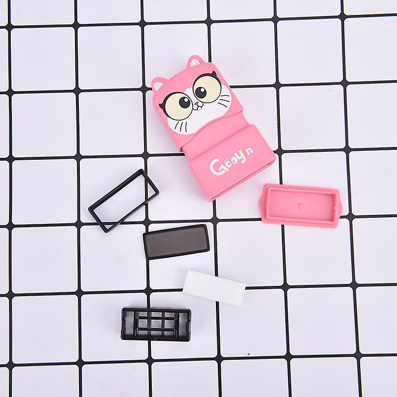 Name Stamp Paints Engraved Waterproof Non-fading Kindergarten Cartoon Name Seal