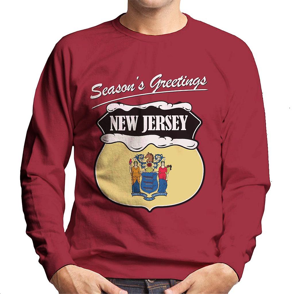 Sæsoner hilsner New Jersey mænds Sweatshirt