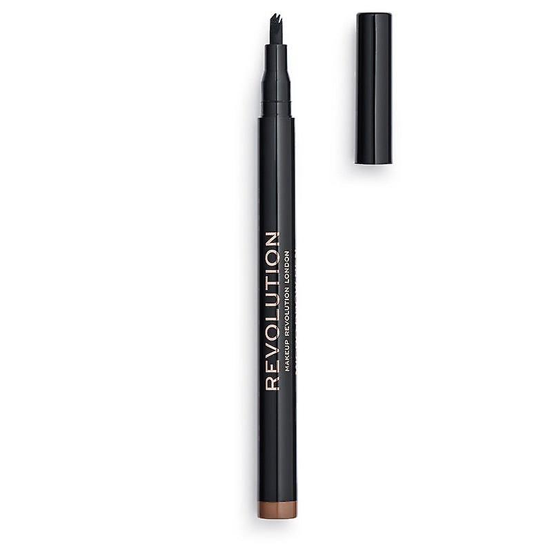 Makeup Revolution Micro Brow Pen - Jasnobrązowy