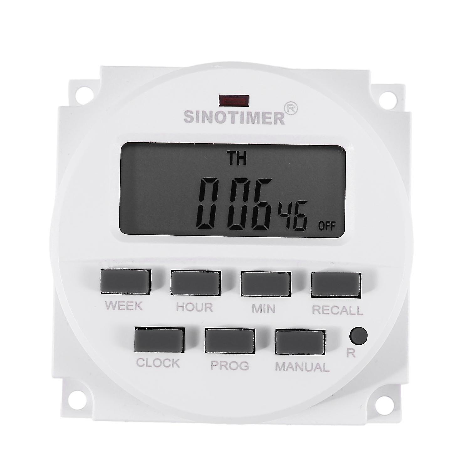 Sinotimer 220v Ac Digital 7 zile programabil săptămânal Timer Switch-DT