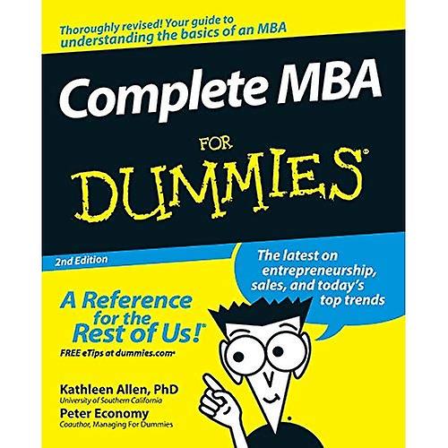 Complete MBA for Dummies (For Dummies)