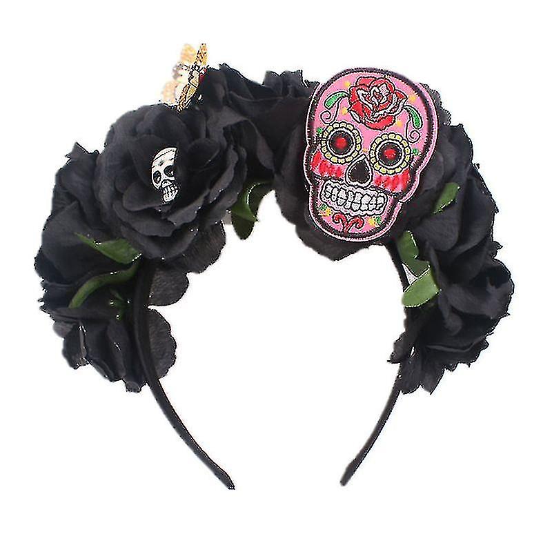 Halloween Artificial Rose Flower Headband