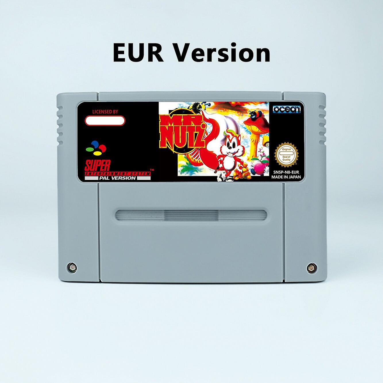 Action Game For Mr. Nutz - Usa Or Eur Version Cartridge Available For Snes Video Game Consoles