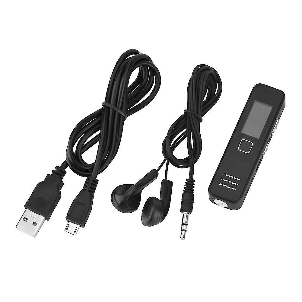 32Gb Tf Card Digital Voice Recorder 192kbps 20-hour Recording Mp3 Playing Mini Voice Recorder