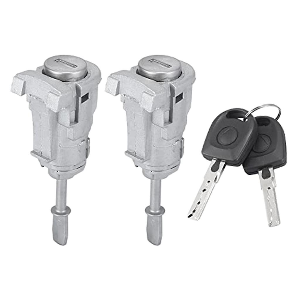 Car Lock Cylinder Lock Core with Keys Replaces 604837167