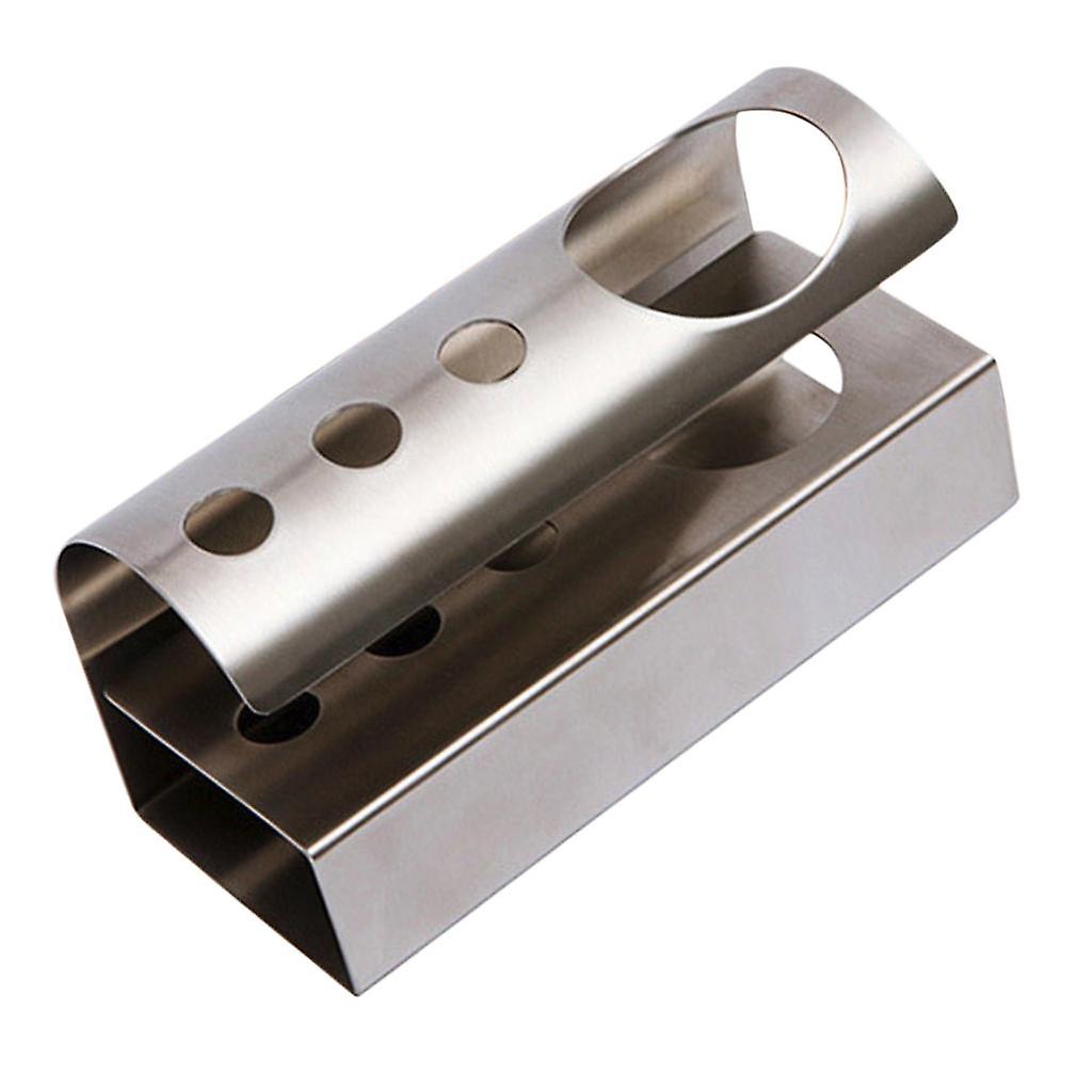Creative Stainless Free Standing Toothbrush Holders Storage Rack Bathroom