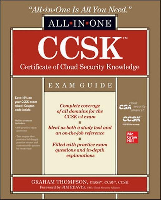 Ccsk Certificate Of Cloud Security Knowledge Allinone Exam Guide by Graham Thompson Paperback