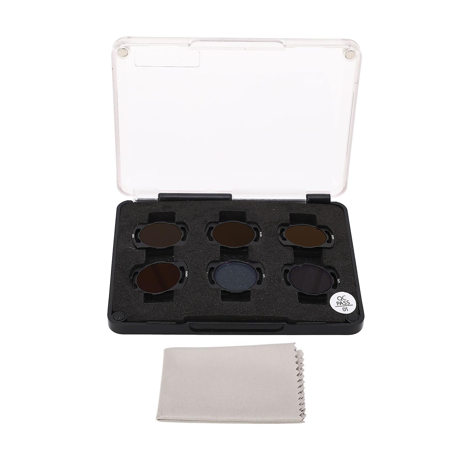 6Pcs Drone Filter Lens UV CPL ND8 ND16 ND32 ND64 Aluminum Alloy Frame Optical Glass for Avata O3