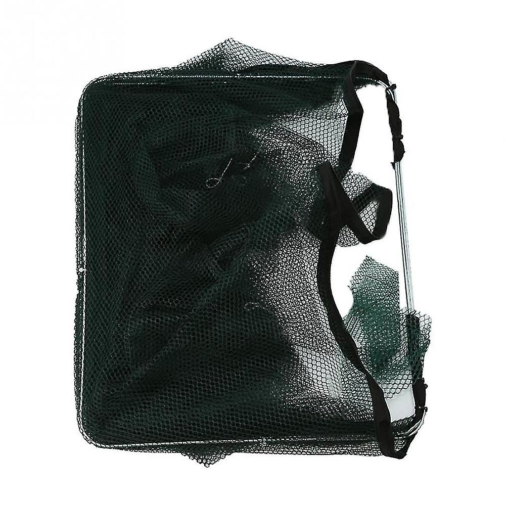 Faltbare Krebsfalle Aus Mesh-Nylon – Für Krabben, Garnelen, Aale, Mit Köderball & Seil (ca. 50x19x19 Cm)