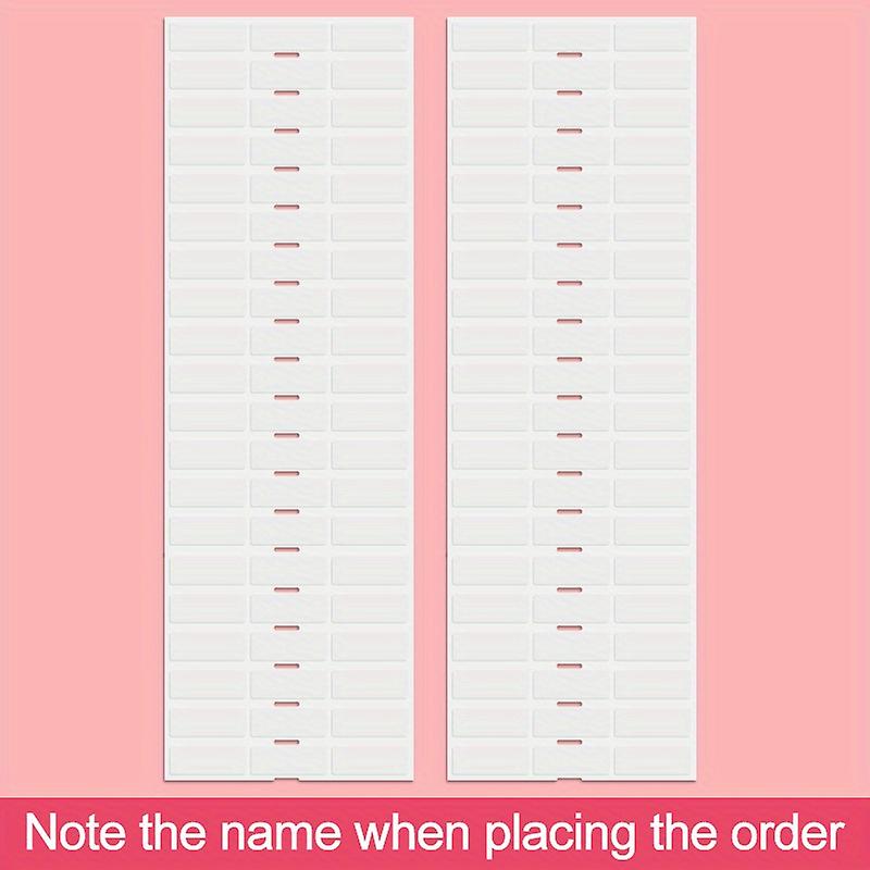 30/60/120pcs Name Sticker Custom Transparent Sticker Waterproof Medium Size 118x043inch Personalized Label Children School Office Stationery Water Bot