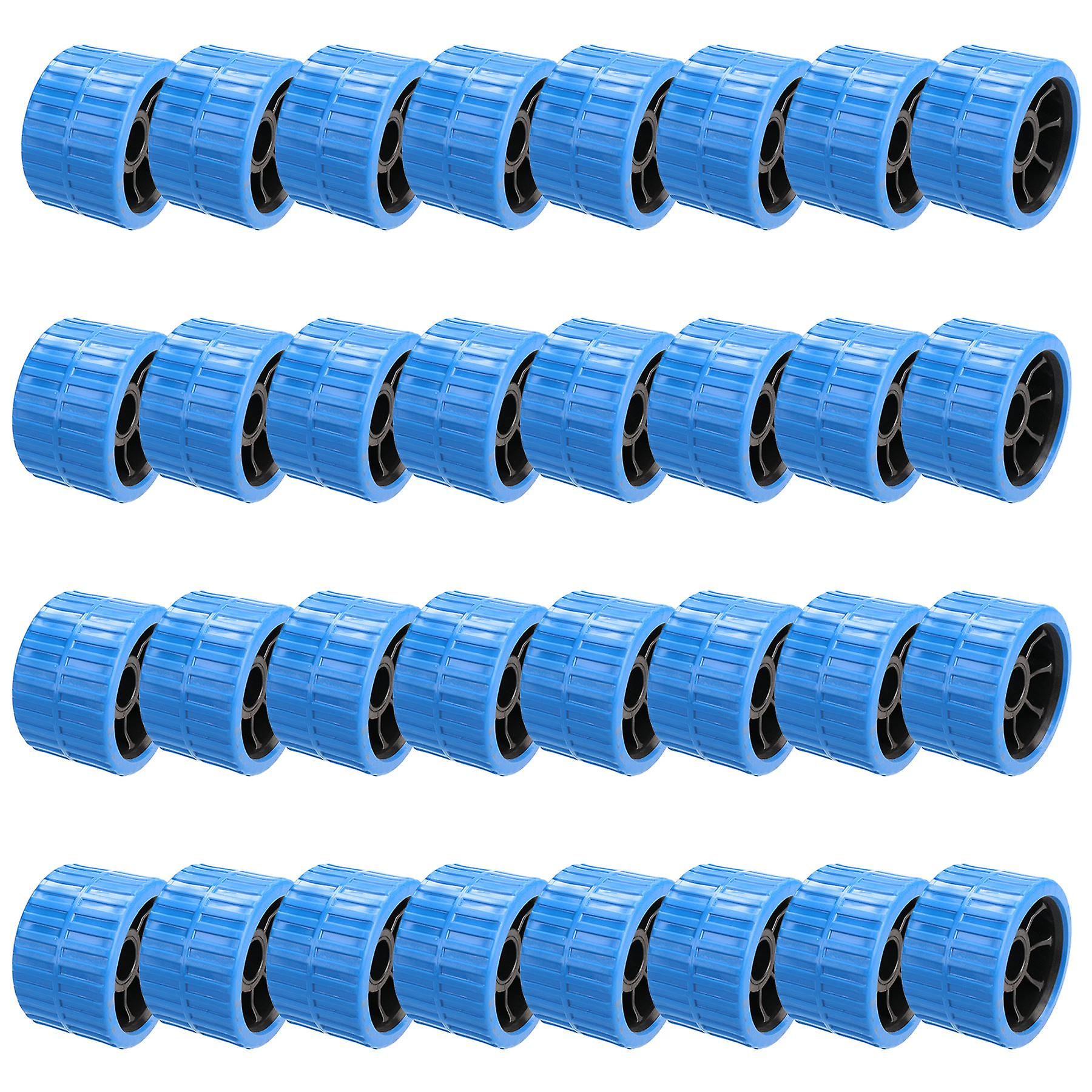 Boat / Jetski / Dinghy Trailer Ribbed Roller NON MARKING 21mm Bore 32 Pack