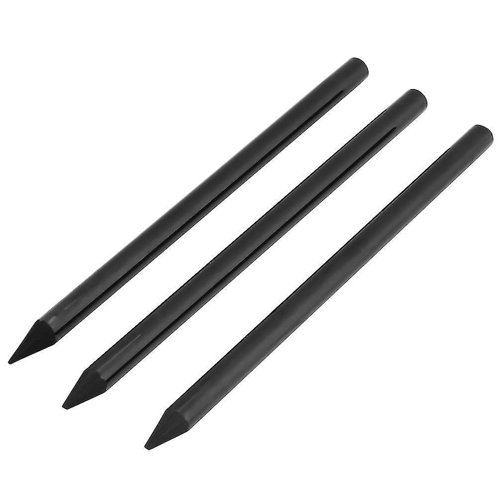 3pcs/set Woodless Colored Pencils Charcoal Pencils for Drawing Sketching Painting Stationery Black