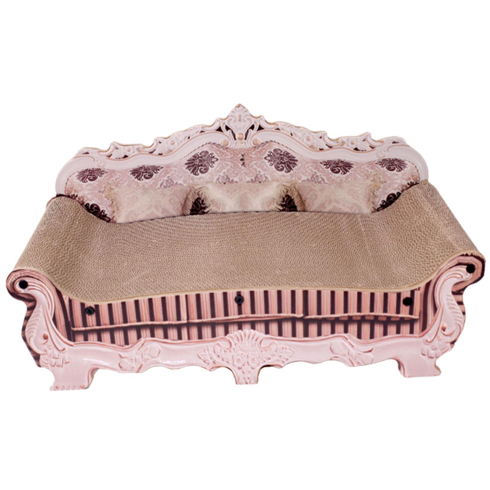 Corrugated Cardboard Cat Scratcher Couch Bed Multipurpose Cat Scratching Pad