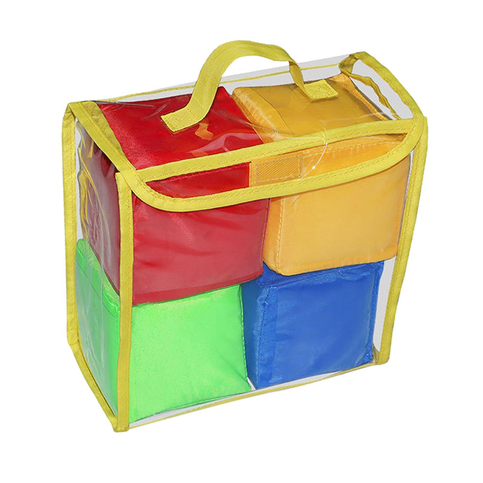 10cm Playing Game Dices Cubes with Clear Pockets Customizable Learning Cubes