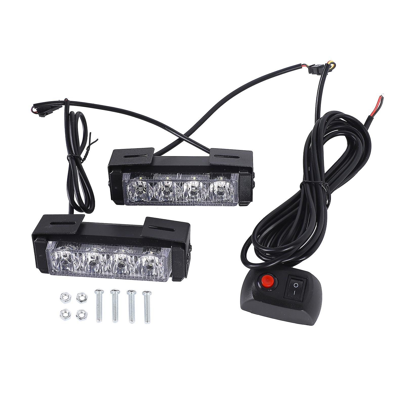 Warning flash lamp 8LED high brightness for hazard caution
