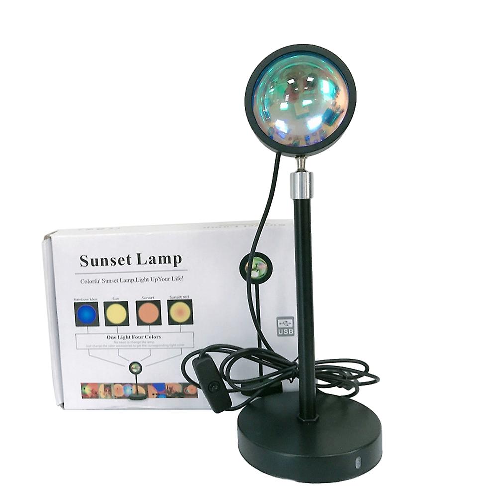 Sunset Lamp Projector, 180 Degree Rotation Sunset Projection Light Led Night Light Floor Lamp with