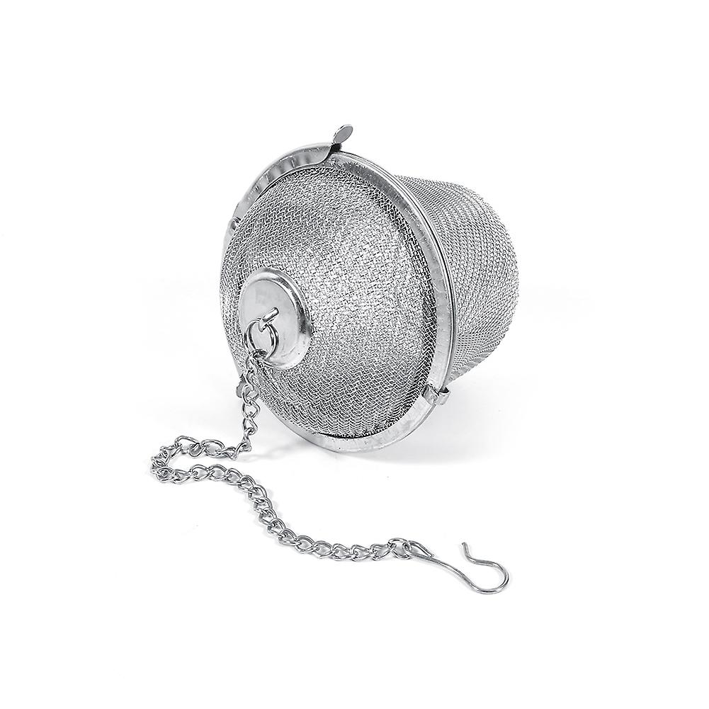 6.5cm Practical Tea Ball Sphere Spice Strainer Mesh Infuser Filter Stainless Steel Herbal