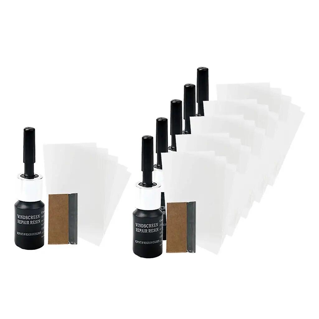 6x Car Mirror Liquid Car Windshield Resin Chip Tools~5923