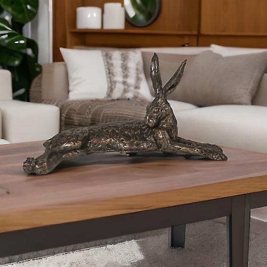 Honeysuckle - Large Lying Hare Sculptures & Statues