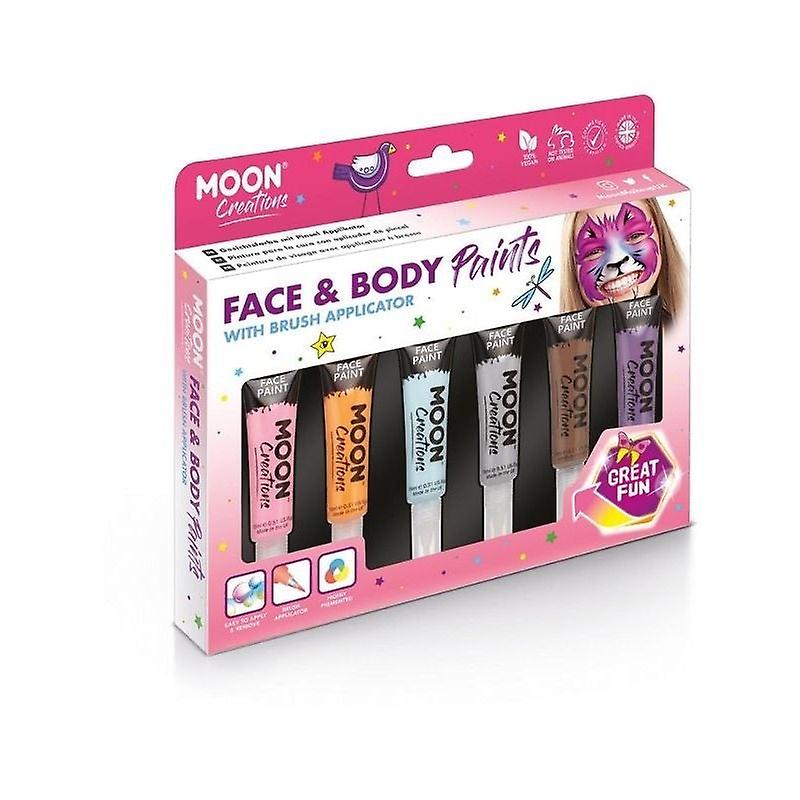 Moon Creations Face & Body Paints Assorted C01624