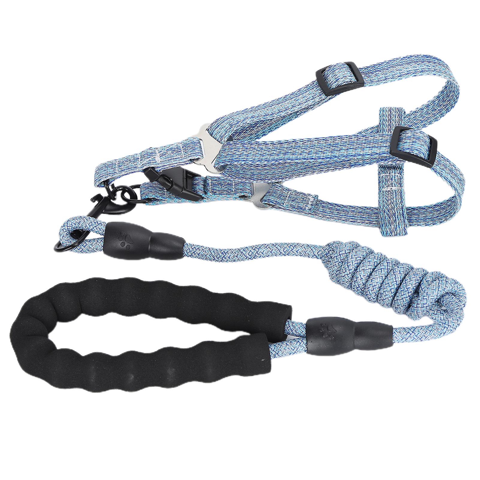Dog Harness with Leash Set Pet Adjustable EscapeProof Harness Strap for Walking(M (Fit for 47.5kg) )