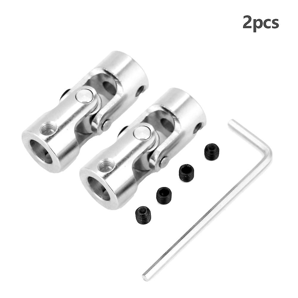 2pcs 35mm long, 14mm outer diameter metal universal joint coupling (8*8mm inner diameter)