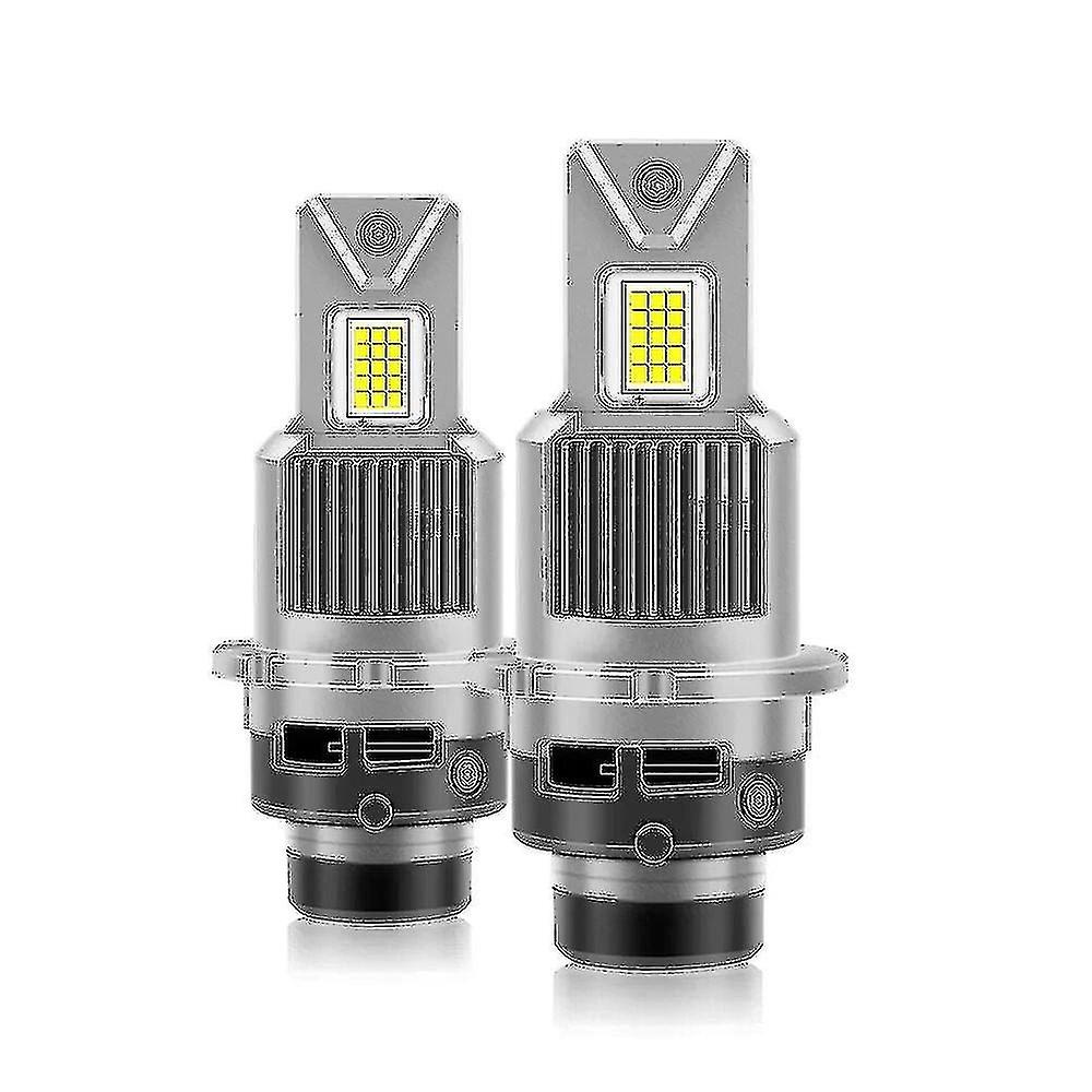 thumbnail image 1 of FeiKong Bombillas LED para faros delanteros D4s D4r D2r D2s, kit de conversión de luces de xenón HID Plug and Play de 6000 K, reemplazo de luces blancas, 1 of 4