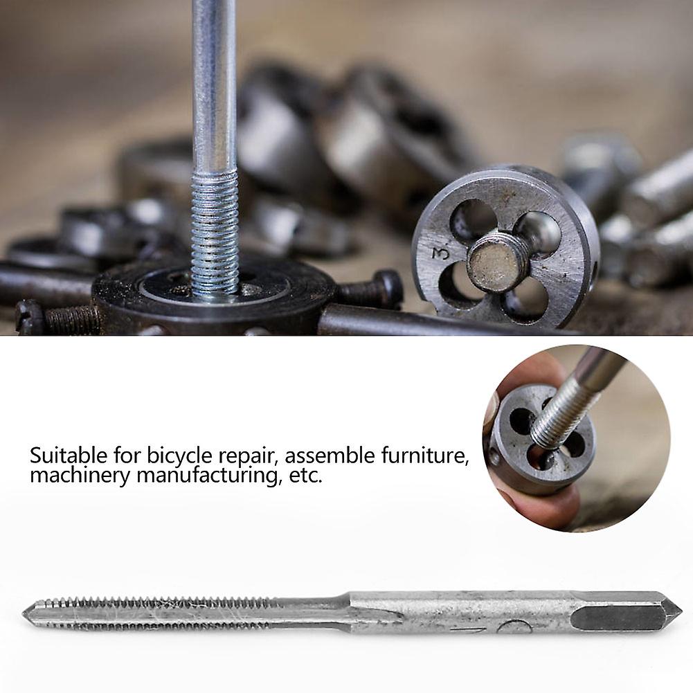 10pcs Carbon Steel Metric Hand Tap Set M2 M4 M6 M8 Coarse Thread