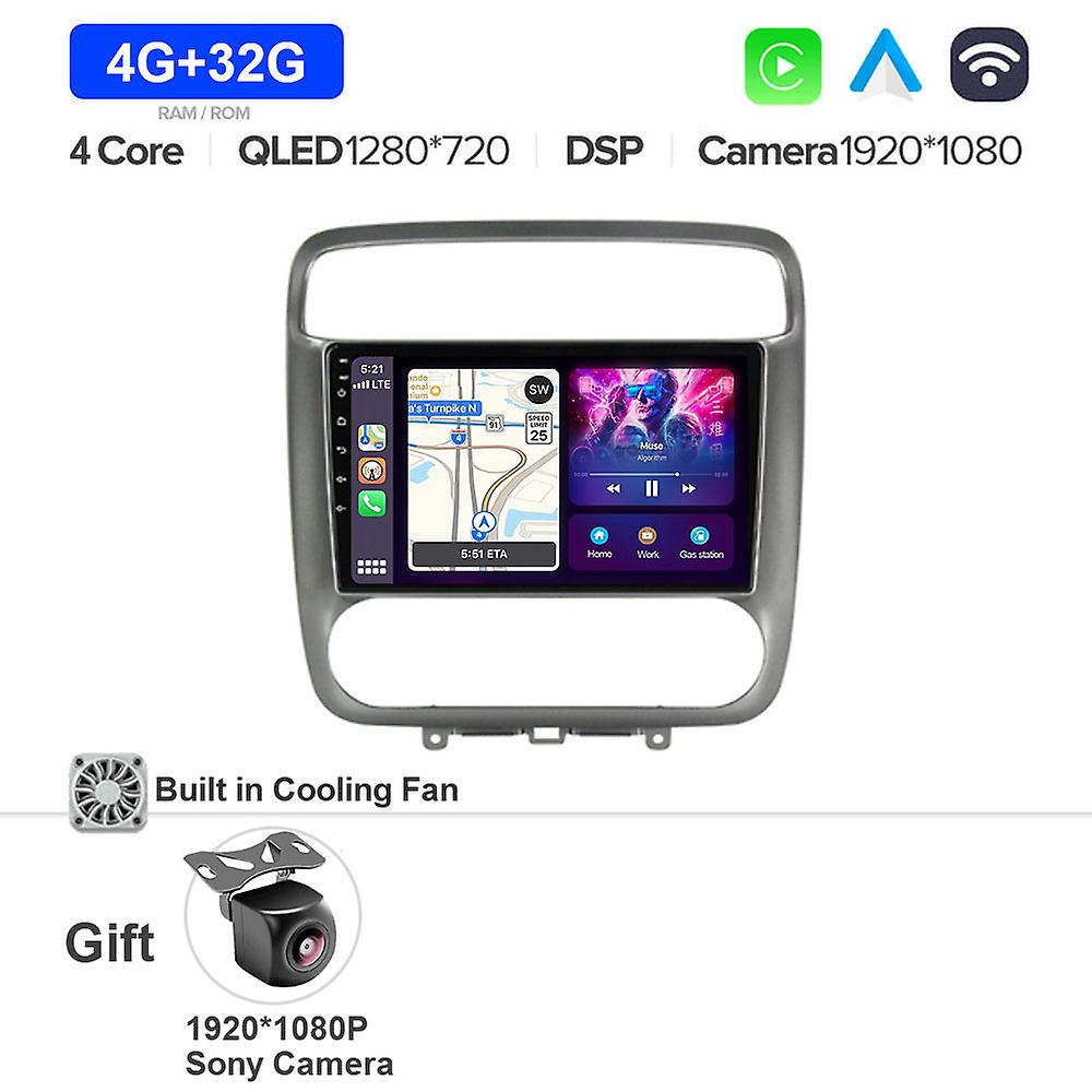 Android 13 For Honda Stream 2001 - 2004 Car Radio Stereo Multimedia Video Player Audio Navigation Gps Wireless Carplay Head Unit