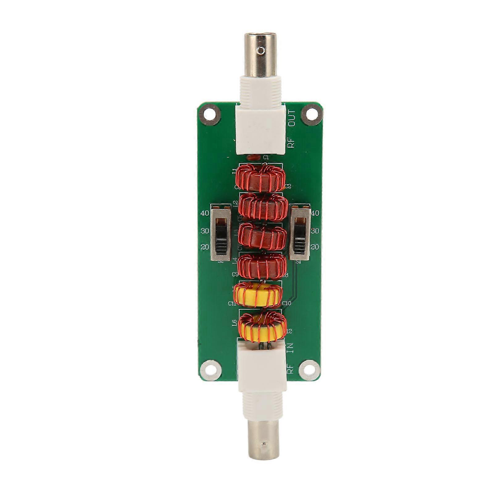 Low Pass Filter 20m 30m 40m CW SSB Low Pass Filter Board 7MHz 10MHz 14MHz Low Pass Filter Module for Broadcast 
