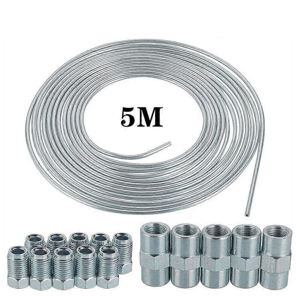 5M BREMSLEITUNG KUNIFER 4,75 MM MIT ABE + 10 VERSCHRAUBUNGEN + 5 VERBINDER w12006042
